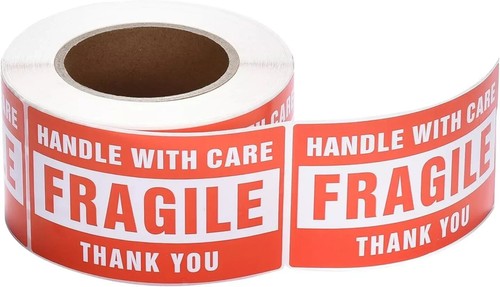 Fragile stickers roll 500 - fragile,