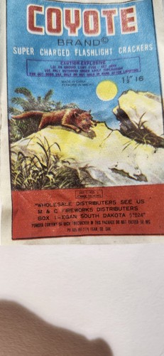 Vintage fire cracker label - cracker,