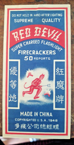 Vintage original red devil - vintage,